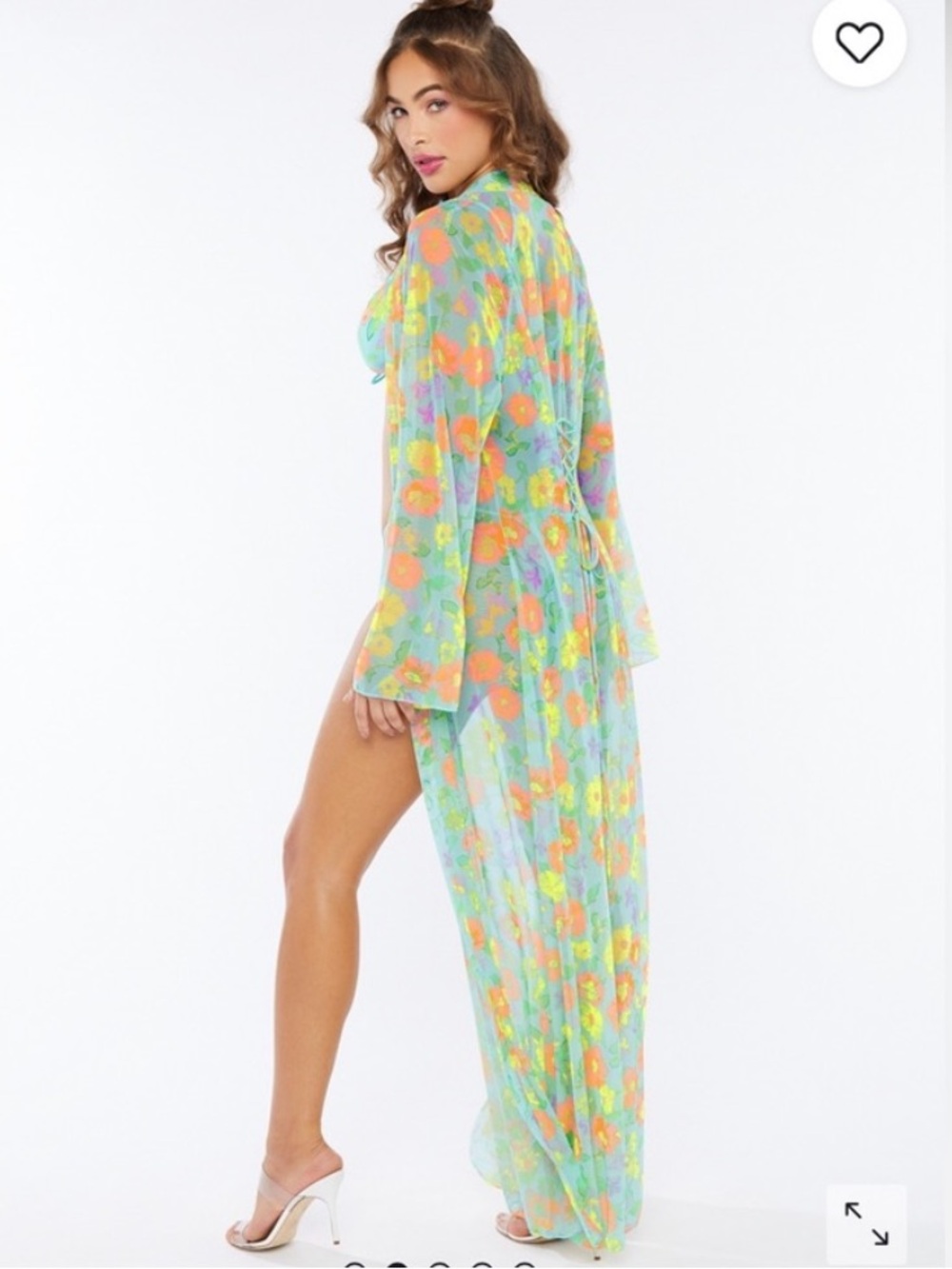 NWOT Savage X Fenty “Free Spirit” Full Length Robe, Size M/L